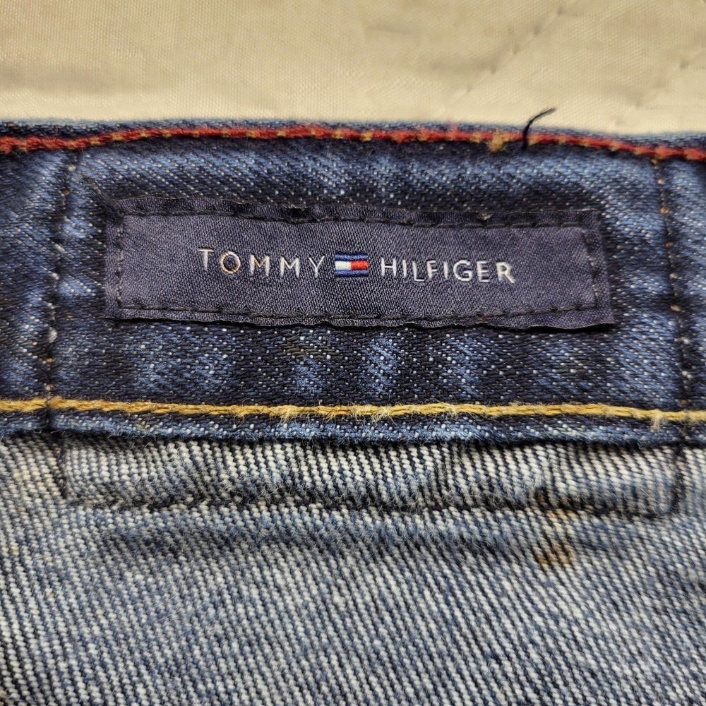 Tommy Hilfiger dark blue carpenter jean shorts size 34 - Picture 4 of 8